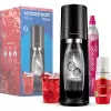 Sodastream TERRA Black Malina Zero Mpack + Zdarma lahev do myčky