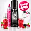 Sodastream TERRA Black Malina Zero Mpack + Zdarma lahev do myčky