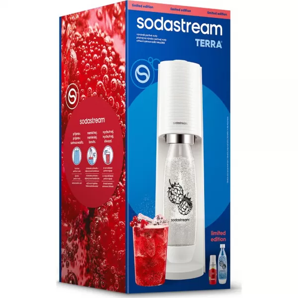 SODASTREAM TERRA White Malina Zero Mpack